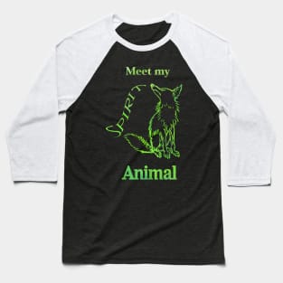 Meet my Spirit Animal  - Fox Baseball T-Shirt